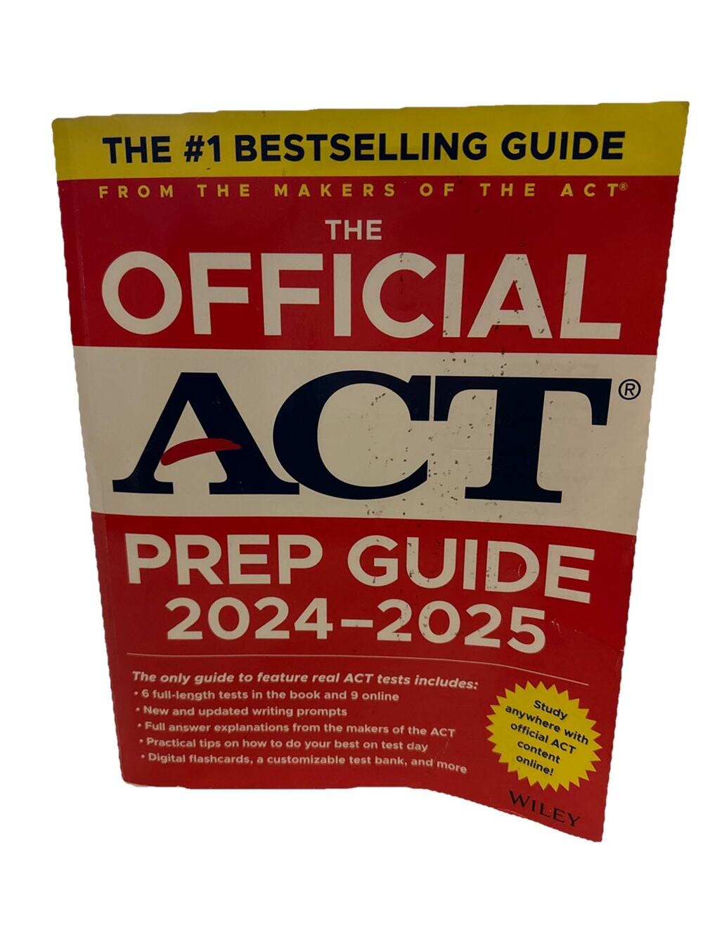 The Official ACT Prep Guide 2024-2025: Book + 9 Practice Tests + 400 Digital...